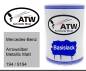 Preview: Mercedes-Benz, Arrowsilber Metallic Matt, 194 / 9194: 500ml Lackdose, von ATW Autoteile West.